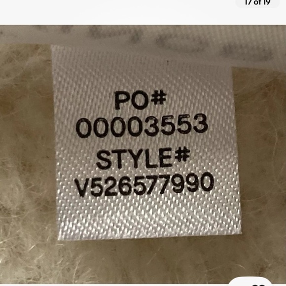 Vince Alpaca Elegant Minimalist Cowl Neckline Ivory White Women’s Size Large - Picture 8 of 12